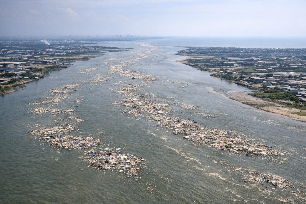 Carte des fleuves cites parmi les grands vecteurs de pollution
